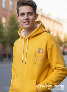 Yellow Bear Hoodie - Stay Warm!