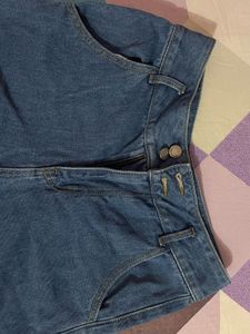 High Waisted Denim Shorts