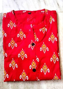 ♥️Pure Red Printed Kurti