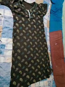 Elegant Paisley Print Kurta