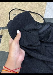 Sparkly Black Mini Dress