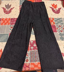 Crinkled Wide Leg Palazzo Pants