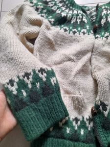 Cozy Fair Isle Knit Cardigan
