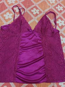 Lacy Purple Nightdress