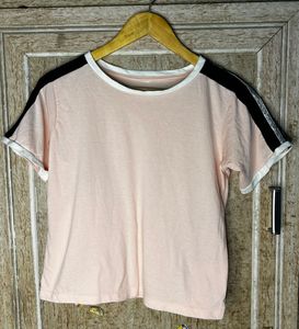 🎀Cute Pink T-Shirt with Sparkle Sleeves