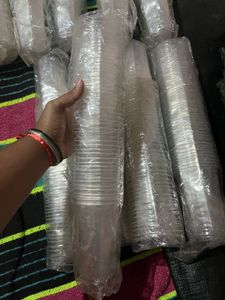 Pack of Plastic Food Containers