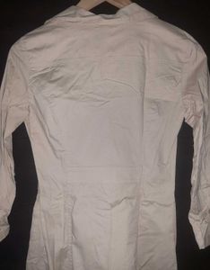 ✦ MANGO | Elegant Beige Button-Down Shirt Dress