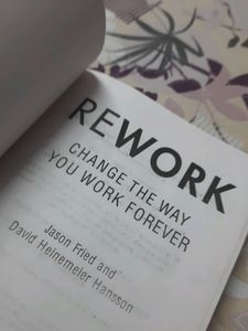 Rework-English, New &amp; Unread Book, By Jason &amp; David