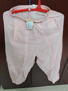 Palazzos peach cotton