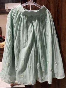 Pakistani Designer Mint Kurta with Garara