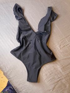 Chic Black One-Piece Swimsuit