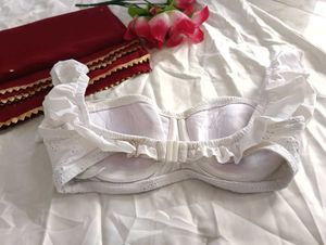 🎀BUY '1' GET '1' FREE White Ruffle Crop Top Blous