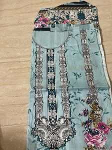 Light Blue Floral Print suit piece