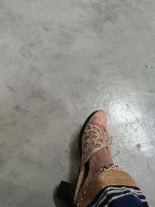 Sparkly Embellished Wedge Sandals