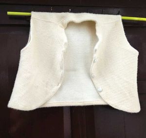 Cream Knit Vest