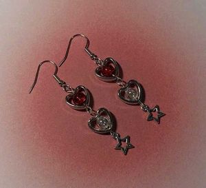 Cute Heart & Star Dangle Earrings