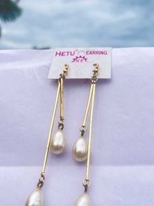 Elegant Pearl Drop Earrings