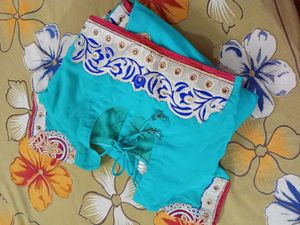 Combo of 2 Beautiful Blue Sarees