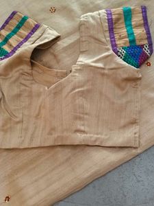 Embroidered saree Set