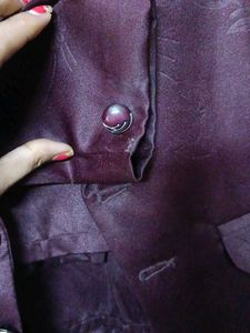 Burgundy Suit Set