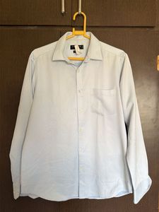 Classic Light Blue Patterned Shirt