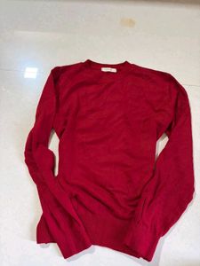 cashmere red top