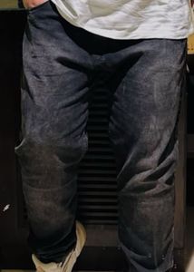 Stylish Washed Black Denim Jeans
