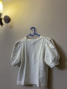 Cream Puff Sleeve Sweatshirt