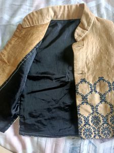 Western Style Koti Which Will Go In Any Outfit For 1 To 3 Yr Old Boy.