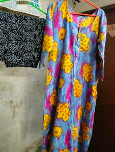 Floral Print Kurta with Pants