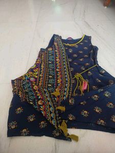 Beautiful Navy Blue Ethnic Kurta Set