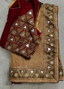 Embroidered Saree with Blouse