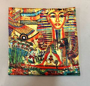 Egyptian Print Cushion Cover
