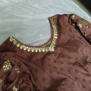 Ethnic Gown With Pant