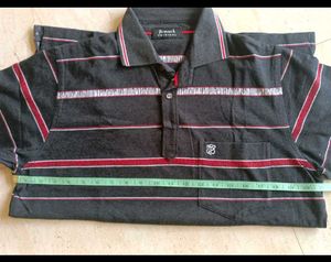 Men's Striped Polo T-shirt