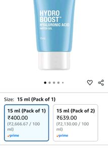 new Neutrogena Hydro Boost Gel