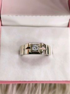 Men's Diamond Ring 925 silver