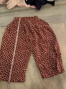 Boho Floral Print Palazzo Pants