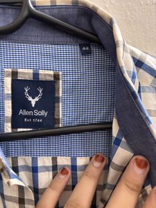 Classic Linen Blend Button-Up Shirt
