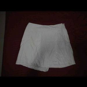 White Vest and Skirt Set