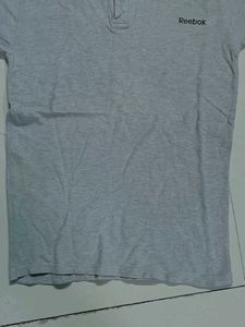 Reebok Grey Henley T-Shirt