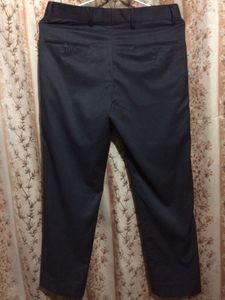 La Mode Men Black Regular Fit Formal Trouser