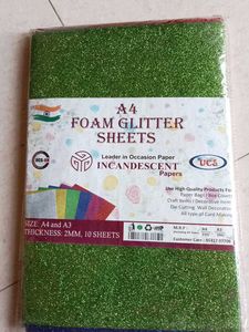 A4 Glitter Foam Sheets