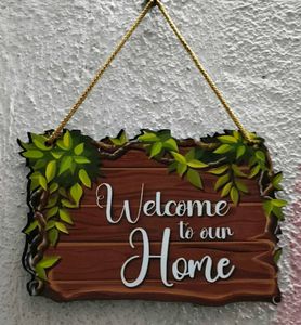 Welcome Home Hanging Sign