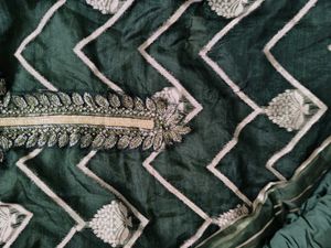 Elegant Green Embroidered Kurta Set