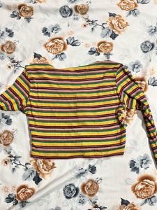 Striped Long Sleeve Top