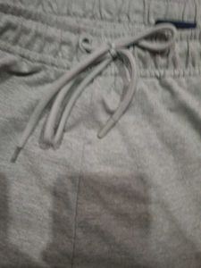 grey baggy nobero sweats with green lining