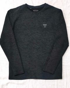 GUESS Men's Charcoal Shade Pullover