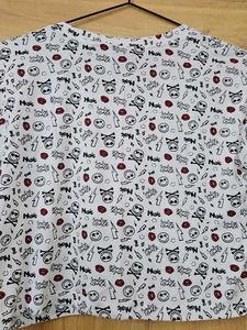 Cute Graphic Print Crop Top