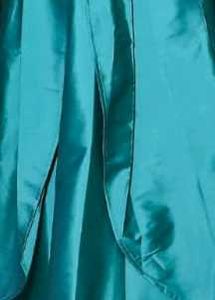 Elegant Teal flour length gown